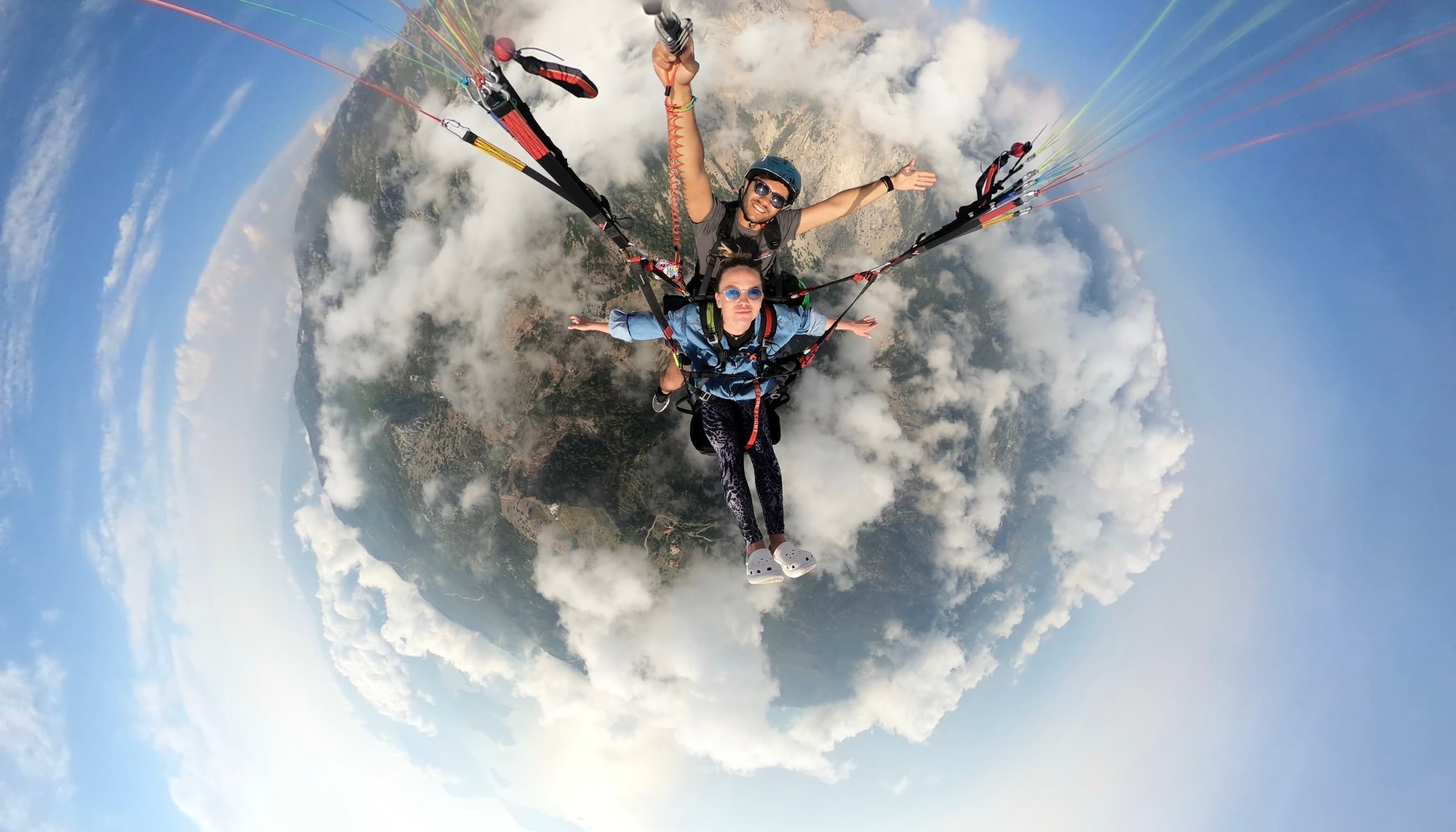 360 Degree Paragliding View Fethiye